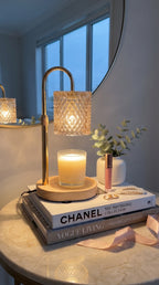 Lampe Chauffe-Bougie Cristal  Nay Shop