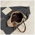 Sac Cabas Toile & Cuir - Nay Shop (2 coloris)
